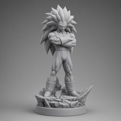 vegeta-ssj3-dragon-ball unpainted garage kit resin 1/6 - 3D2Y Shop