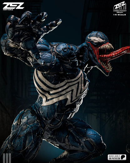 Venom Marvel figura de resina pintada a mano - render 5 - 3D2Y Shop