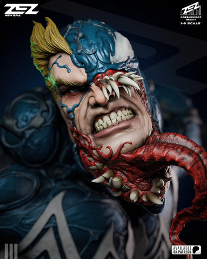 Venom Marvel figura de resina pintada a mano - render 7 - 3D2Y Shop